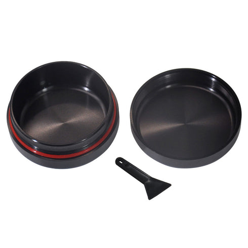 Gordon Smell Proof Airtight Aircraft Aluminum Storage Cigarette Jar, Black Stash Jars, 50 mm Size Smell Proof Container